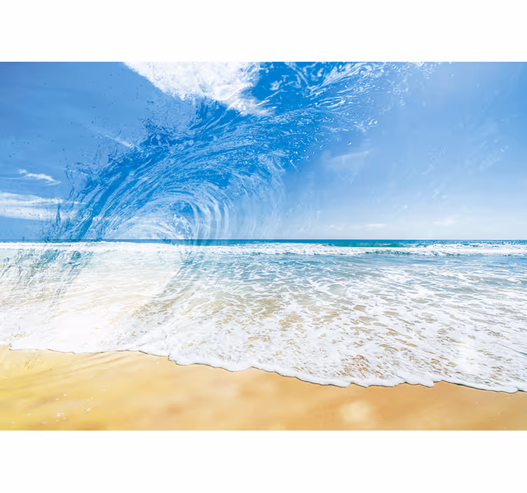 Mural de mar salpicadura de olas - TenVinilo