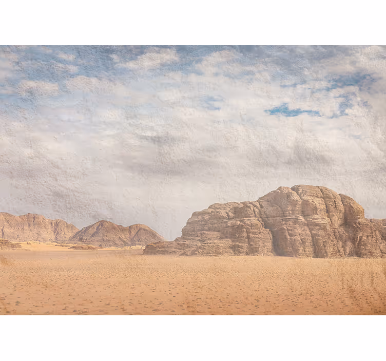 Mural de desierto formación de rocas del desierto - TenVinilo