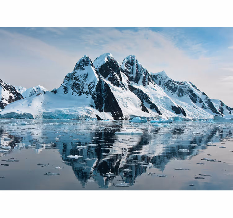 Fotomural 3D Iceberg oculto modelo 3d - TenVinilo