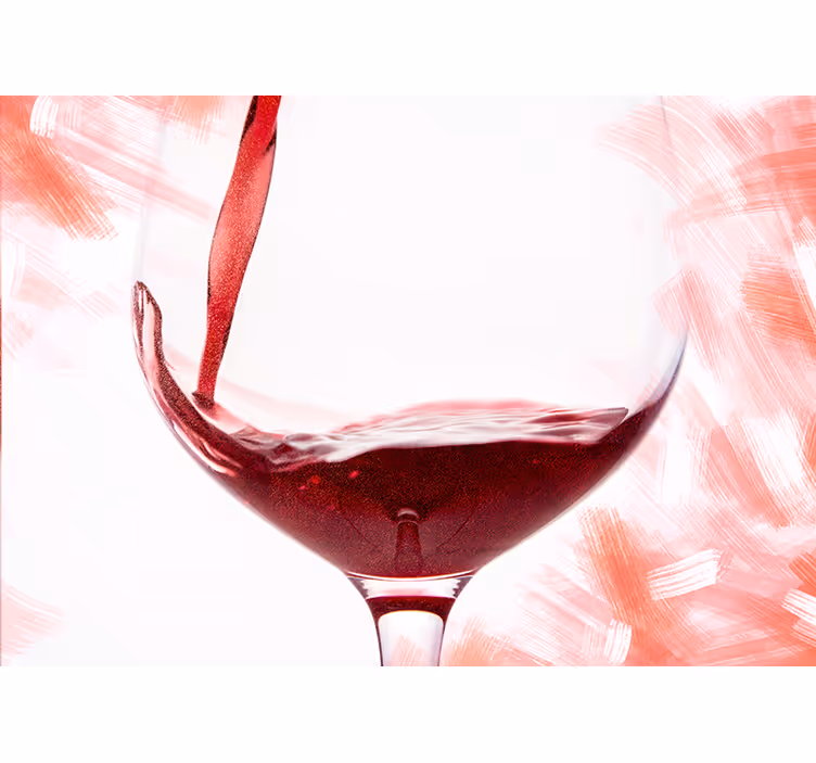 Fotomural cocina Cerrar vino tinto - TenVinilo