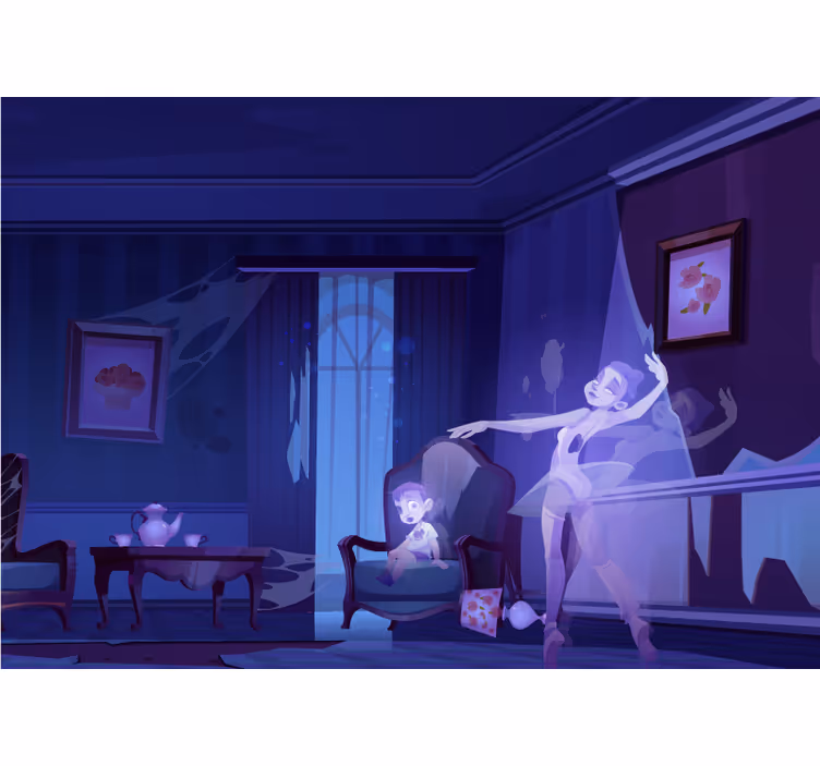 Murales para habitaciones Fantasmas abandonados - TenVinilo