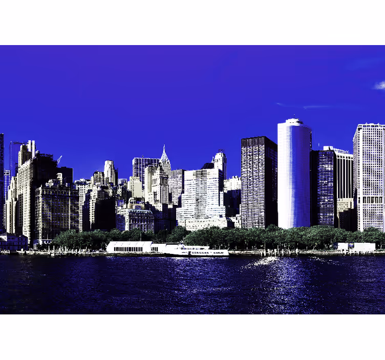 Mural new york panorama de nueva york - TenVinilo