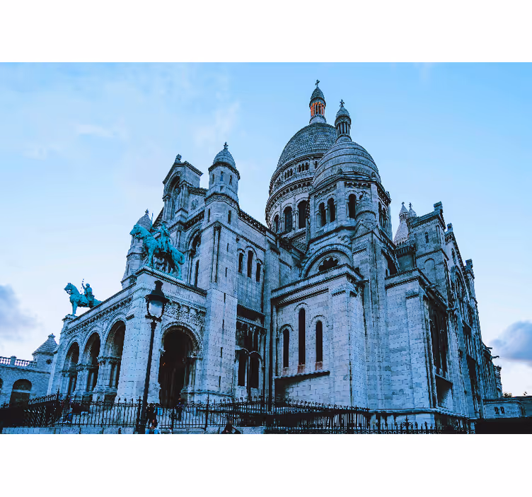 Mural de París basílica del sagrado corazón - TenVinilo