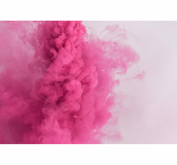 Fotomural habitación matrimonio Efecto de humo rosa - TenVinilo