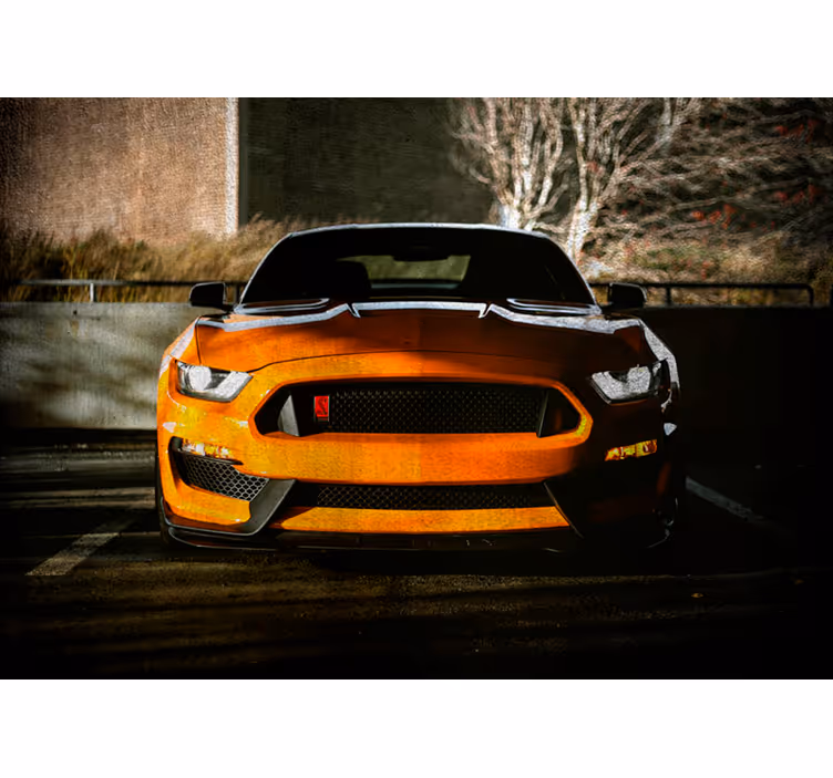 Mural de vehículos coche muscle elegante - TenVinilo