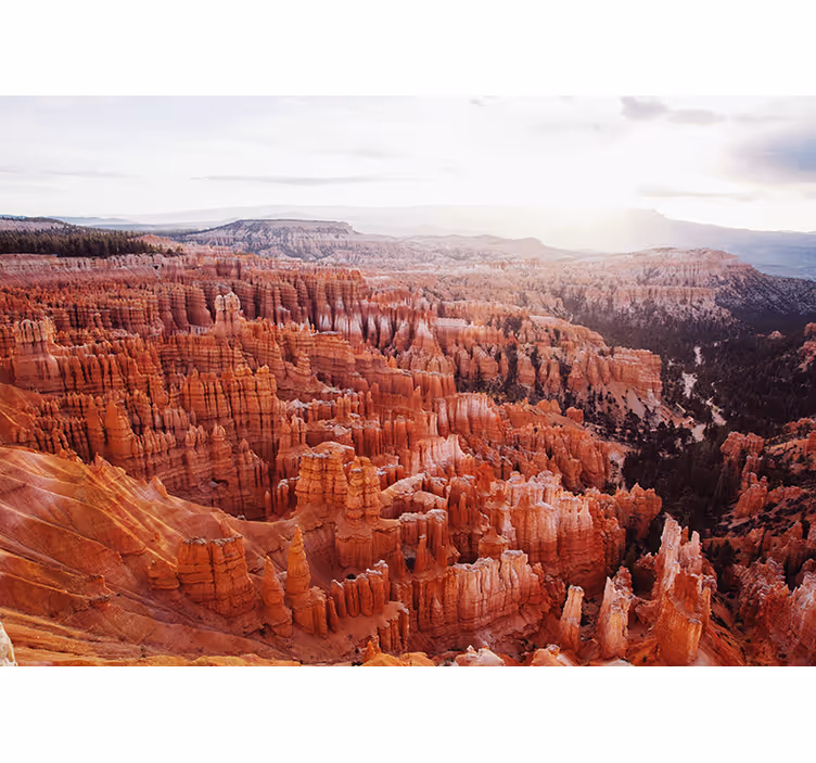 Mural de paisajes vista del cañón bryce - TenVinilo