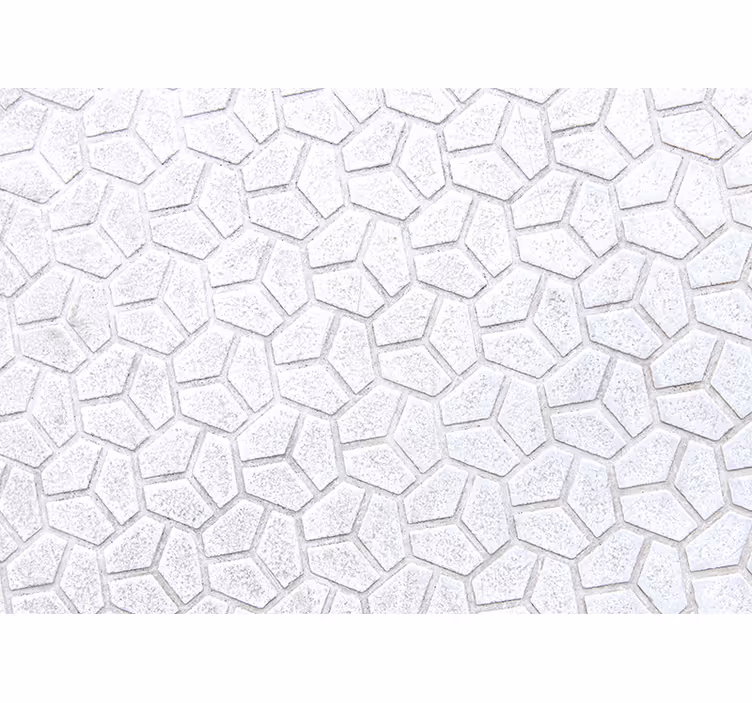 Mural de texturas patrón hexagonal - TenVinilo