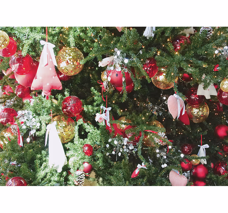 Fotomural navidad árbol de navidad detallado - TenVinilo