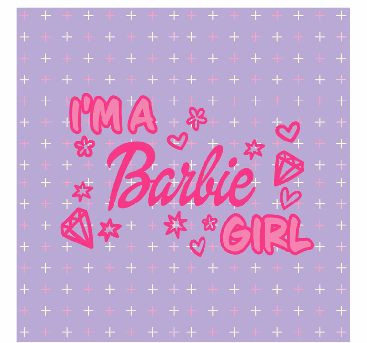 Fotomural musical Soy una cita de barbie girl - TenVinilo