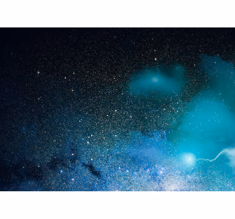 Mural del espacio escena de nebulosa galáctica - TenVinilo