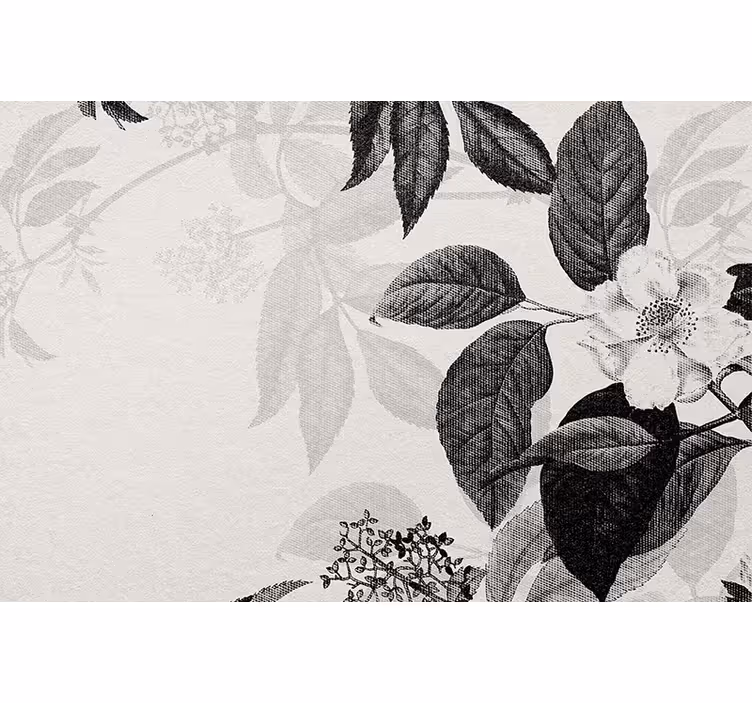 Mural de flores composición de flores elegantes - TenVinilo