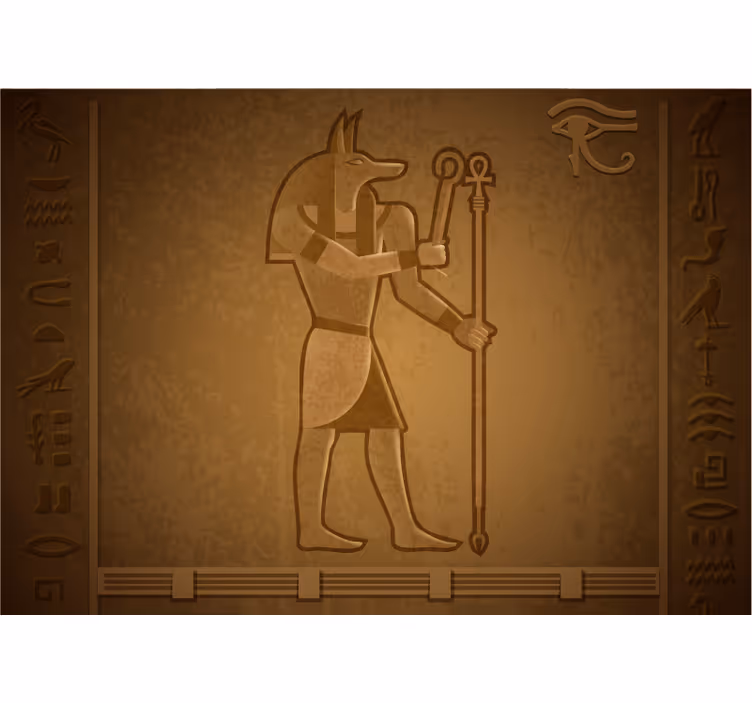 Fotomural desierto Dios de la mitología egipcia seth - TenVinilo