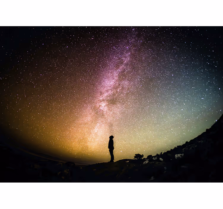 Fotomural juvenil Cielo de la galaxia del desierto - TenVinilo
