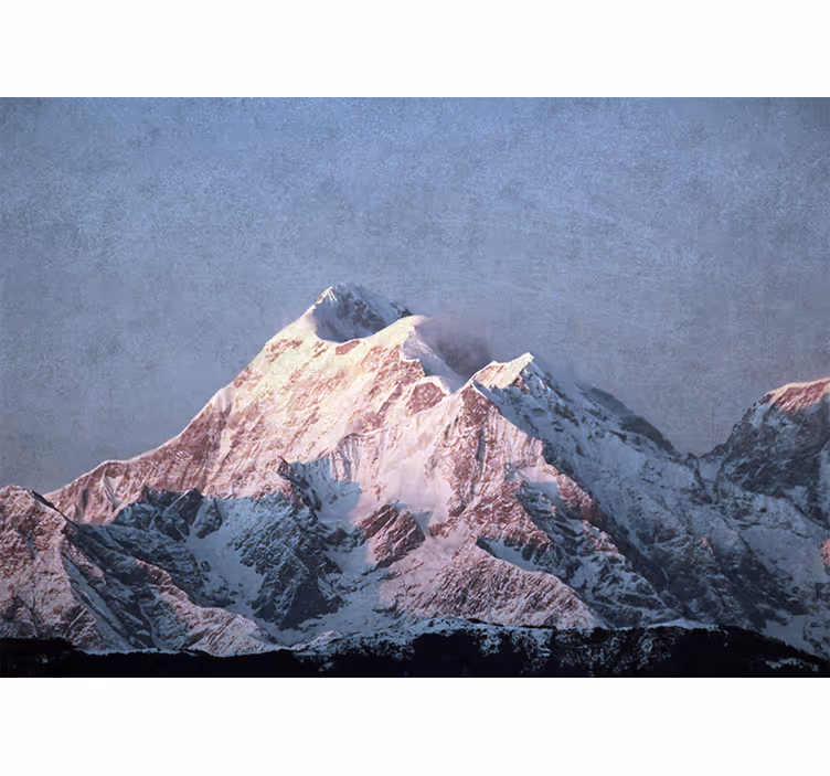 Fotomural de montañas Monte everest nevado - TenVinilo