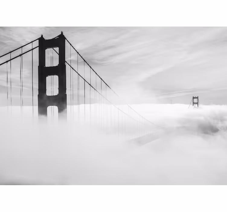 Mural ciudad puente golden gate extensión - TenVinilo