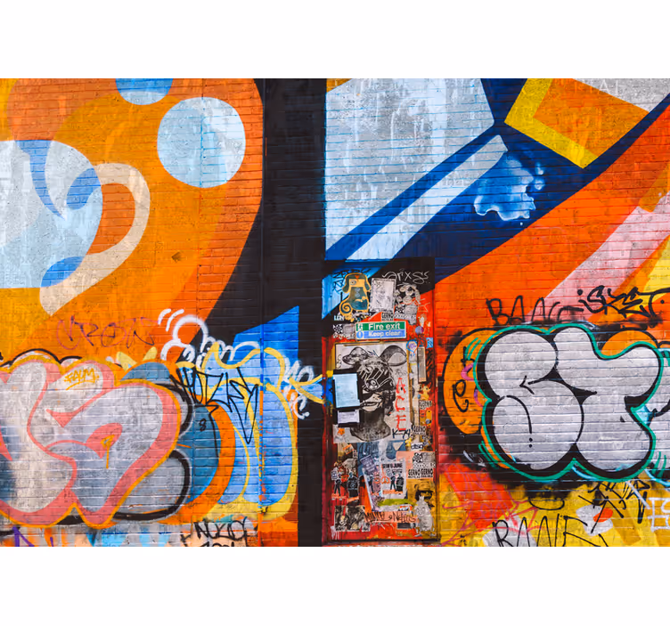 Fotomural arte urbano Estilo de grafiti moderno - TenVinilo