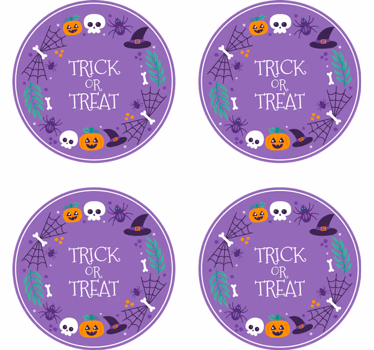 Portavasos halloween diseño temático de halloween - TenVinilo