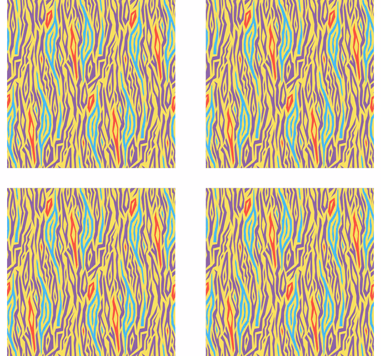 Portavasos líneas abstractas vibrantes - TenVinilo