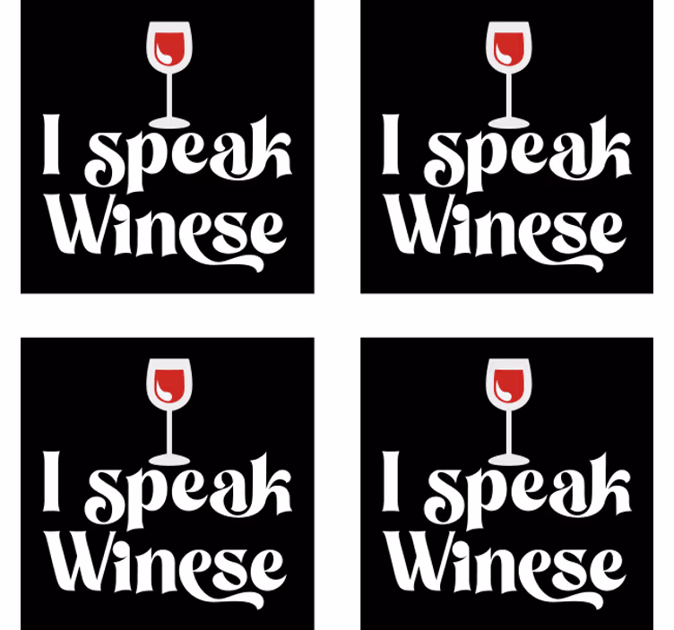 Portavasos cerveza humor de copa de vino - TenVinilo