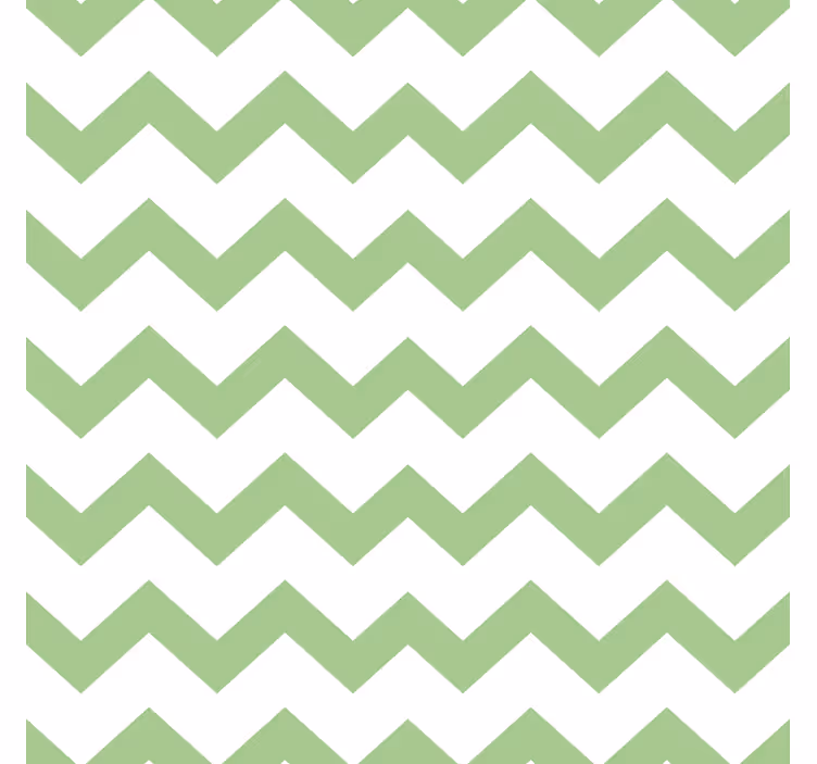 Posavasos moderno Zig zag verde lima - TenVinilo