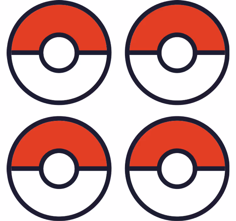 Posavasos frikis Bola de pokemon - TenVinilo