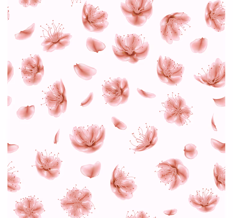 Portavasos moderno patrón floral en blossom - TenVinilo