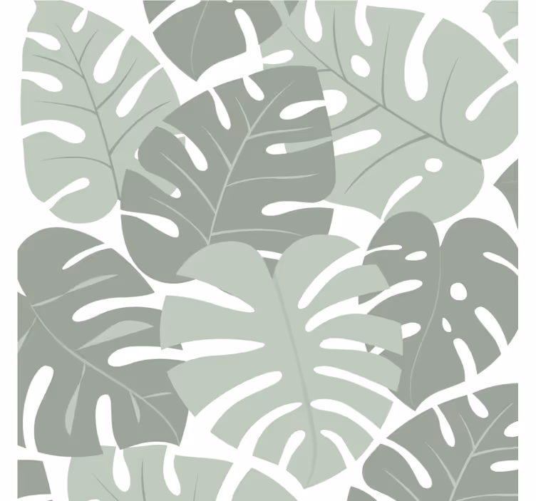 Portavasos patrones de monstera hojuela - TenVinilo