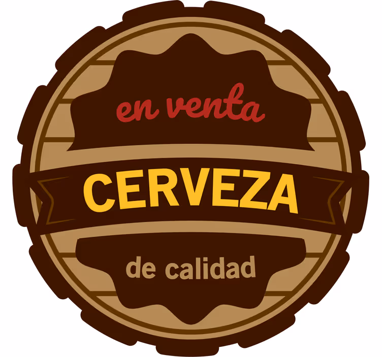 Portavasos cerveza etiqueta de cerveza de calidad - TenVinilo