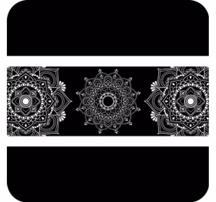 Portavasos motivo mandala complejo - TenVinilo