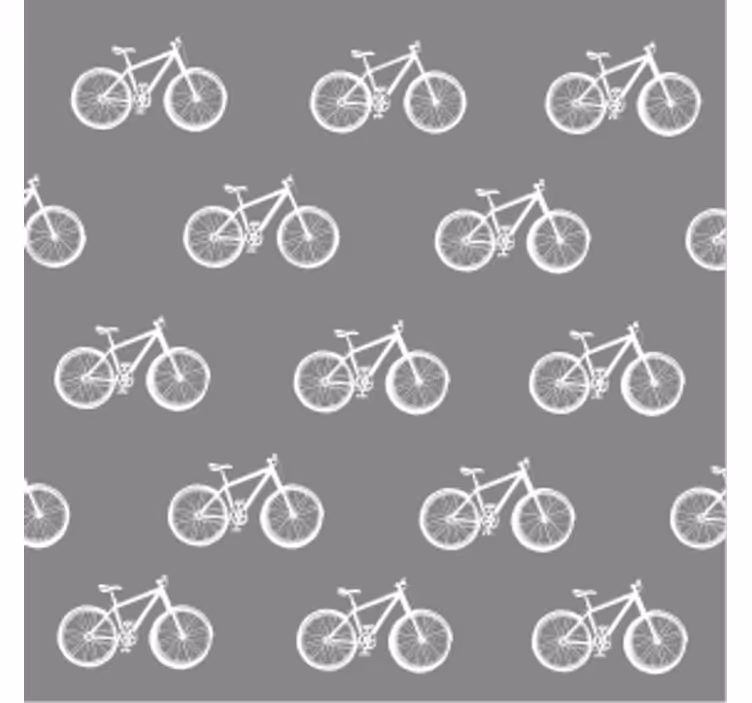 Posavasos moderno Bicicletas grises - TenVinilo