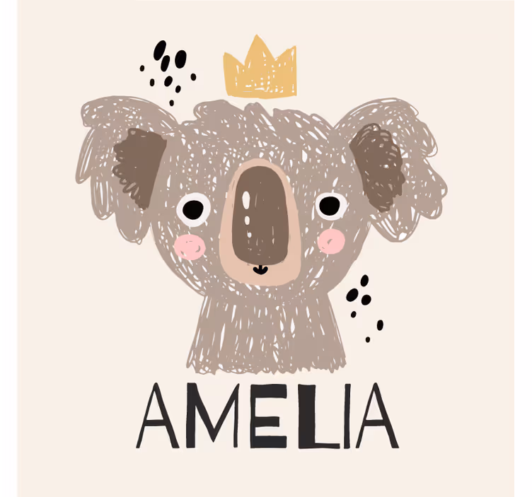 Portavasos frikis koala con corona - TenVinilo