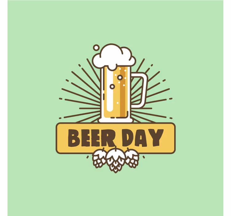 Portavasos cerveza celebración de jarras de cerveza - TenVinilo