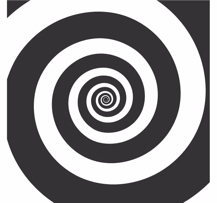 Portavasos patrón espiral contrastante - TenVinilo
