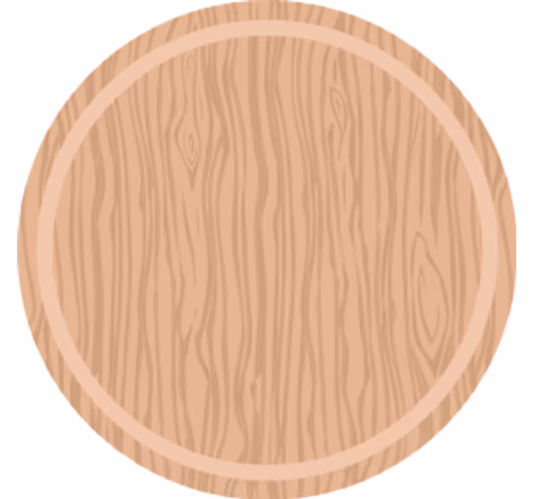 Portavasos con superficie de imitación madera - TenVinilo
