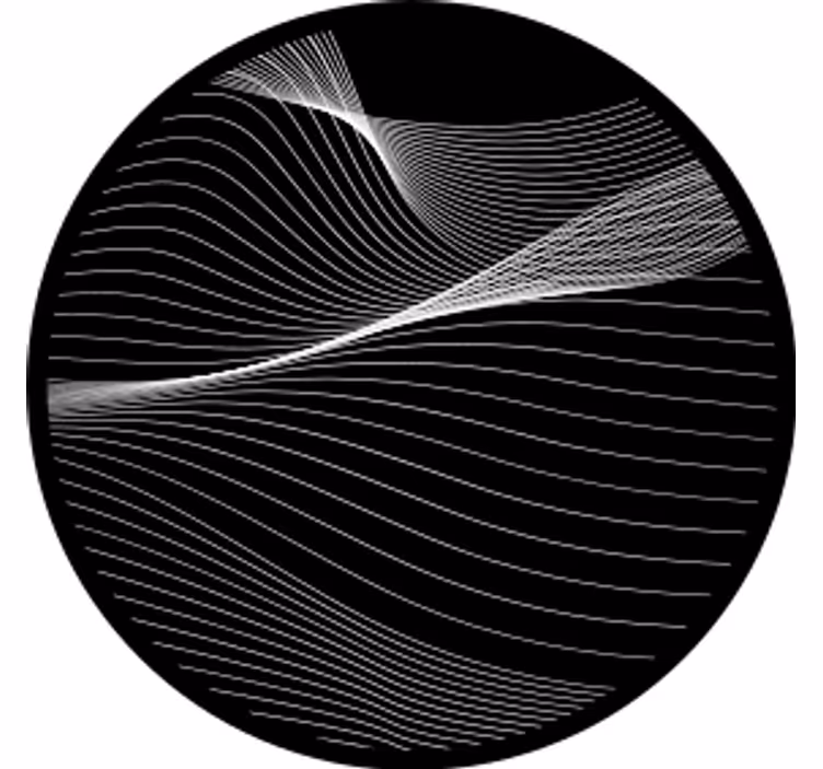 Portavasos frikis líneas de movimiento fluido - TenVinilo