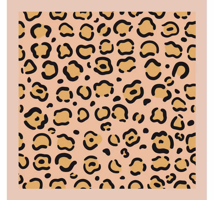 Portavasos motivo de leopardo - TenVinilo