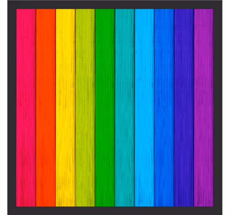 Portavasos rayas de color vibrante - TenVinilo