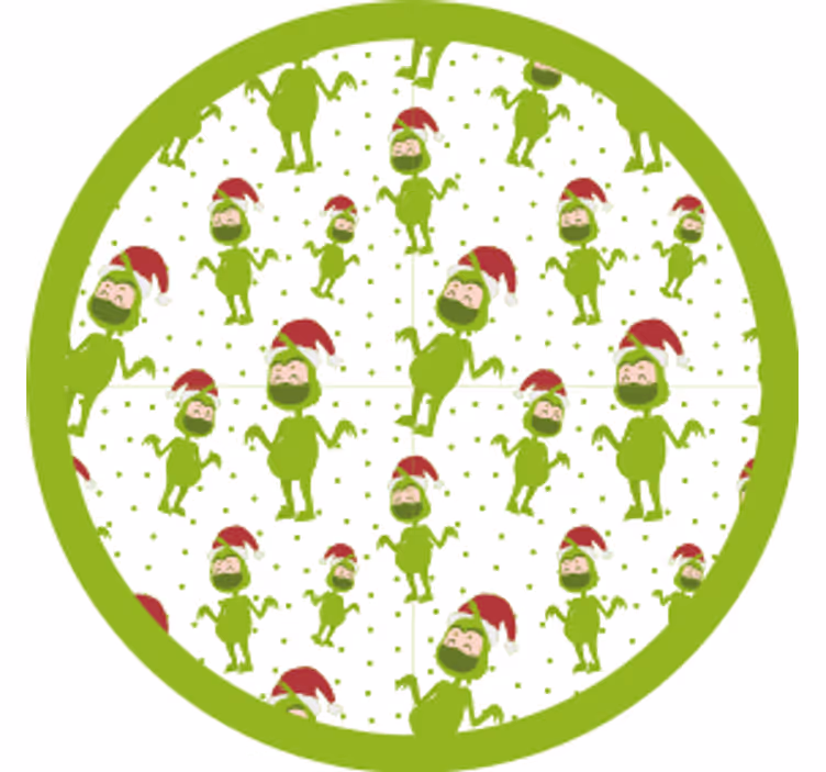 Portavasos navideño personajes verdes fantásticos - TenVinilo