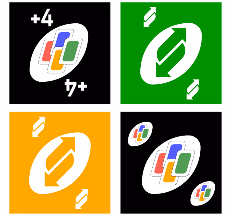 Portavasos frikis motivos coloridos de cartas - TenVinilo