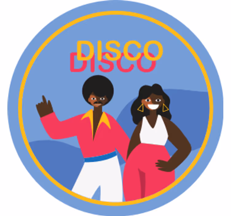 Portavasos frikis fiesta de baile disco - TenVinilo