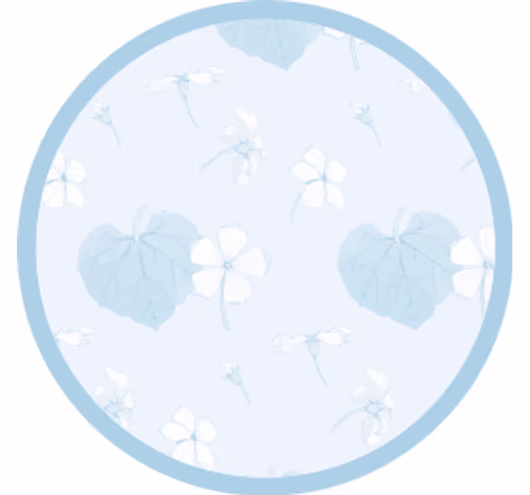 Portavasos con superficie de estampado floral - TenVinilo