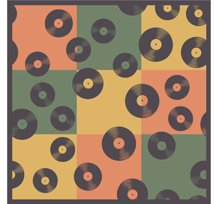 Portavasos frikis con diseño de discos de vinilo - TenVinilo