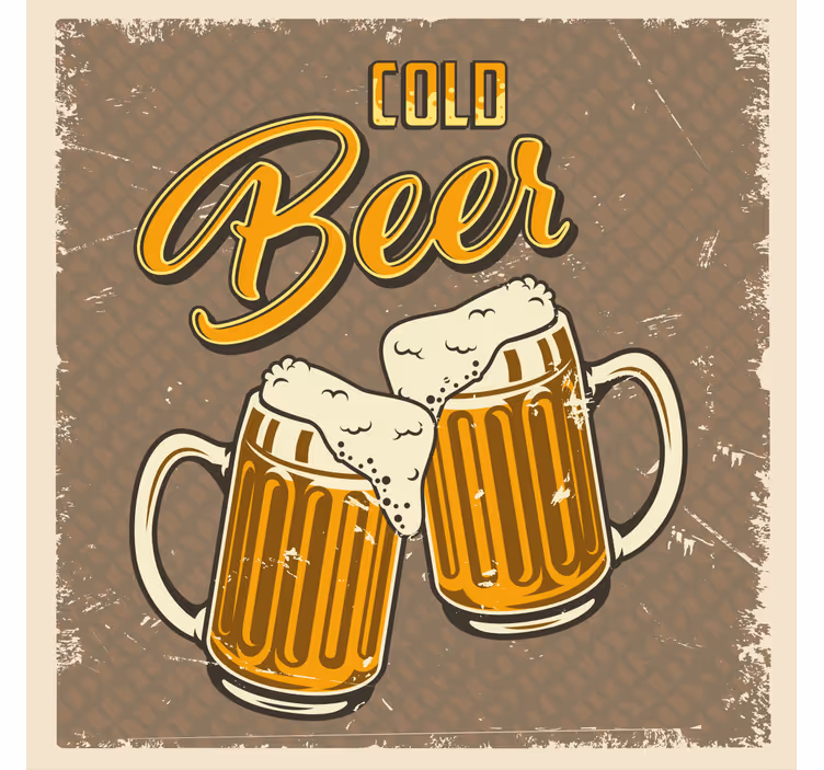 Portavasos cerveza tazas de cerveza espumosa - TenVinilo