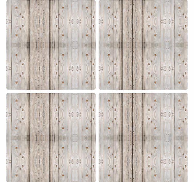 Posavasos textura Efecto madera de pino blanco - TenVinilo