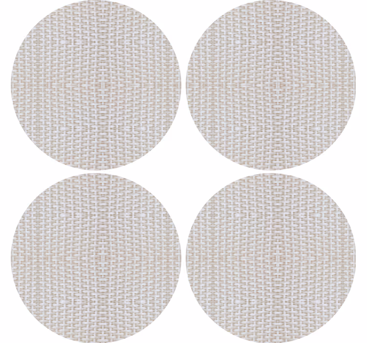Portavasos tapetes circulares texturizados - TenVinilo