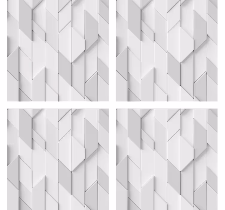 Portavasos patrón geométrico en relieve - TenVinilo