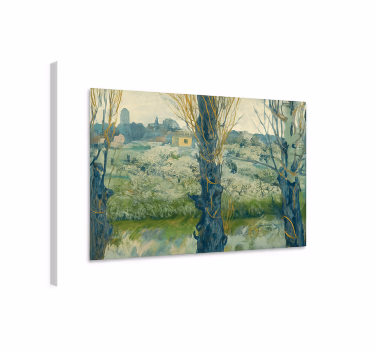 Cuadro artístico vista de arles van gogh - TenVinilo