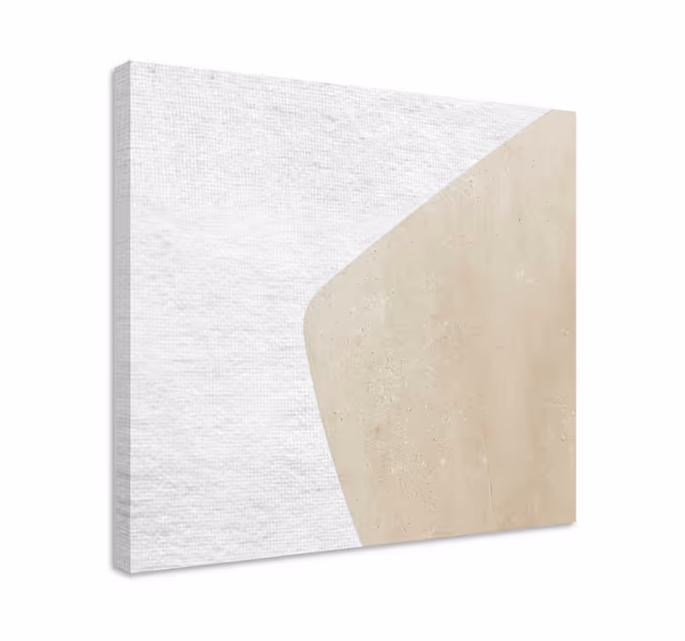 Cuadro beige cuadro minimalista - TenVinilo