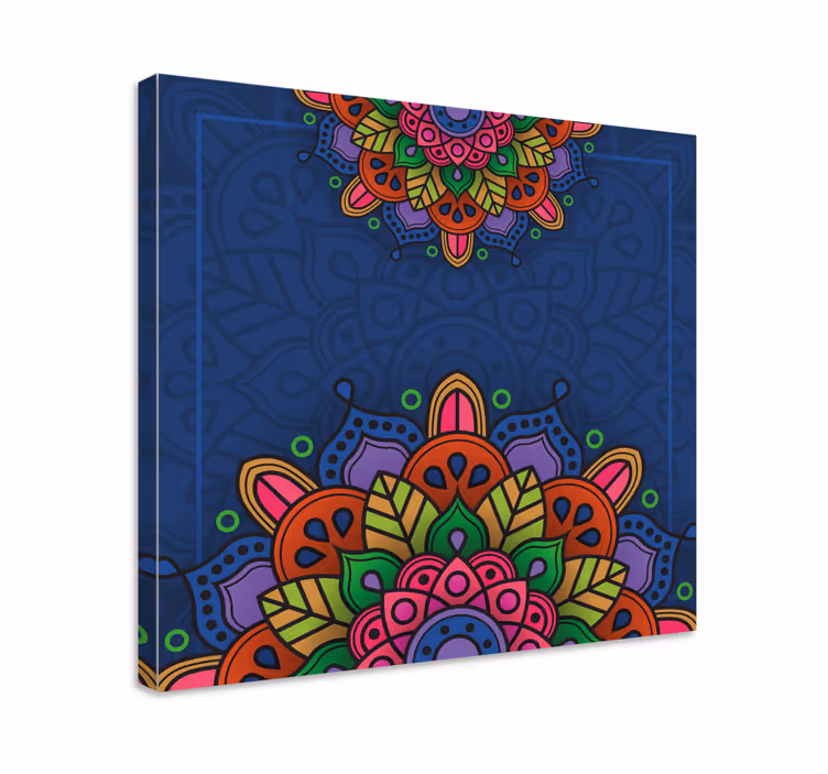 Cuadro mandala artístico dibujado - TenVinilo