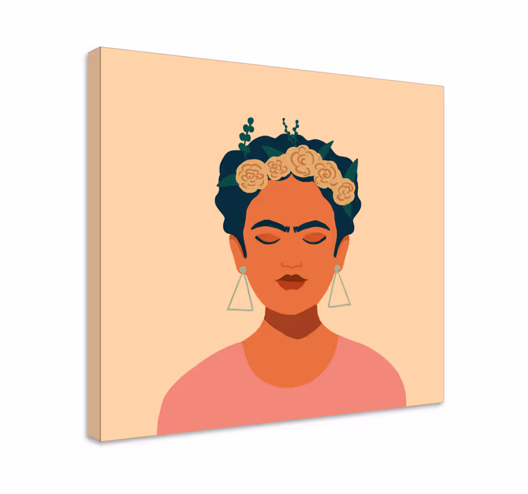 Cuadro de personaje de Frida Khalo - TenVinilo
